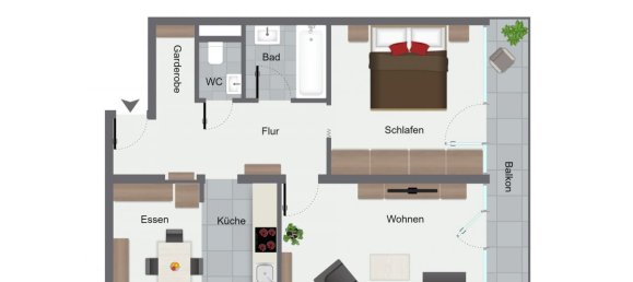3 rooms Apartment in Cologne, Germany No. 141549 7