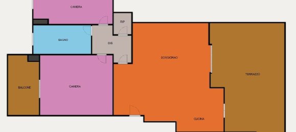 Apartamento de 3 divisões em Casaletto Lodigiano, Italy N.º 314743 38