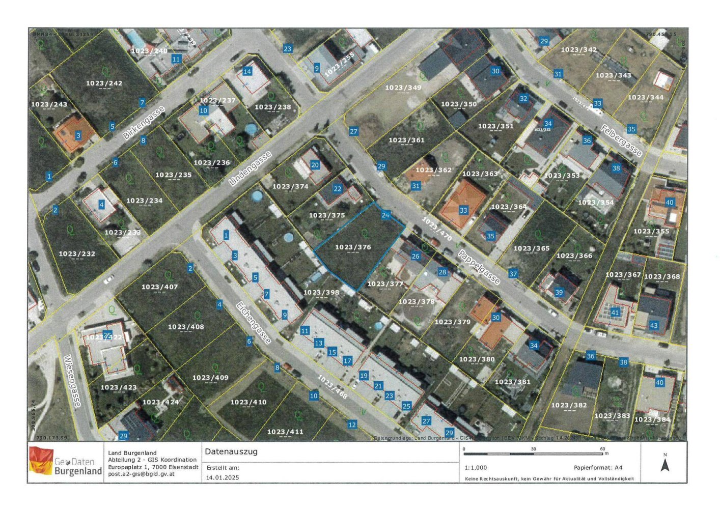 755m² Land in Weiden am See, Austria No. 242828