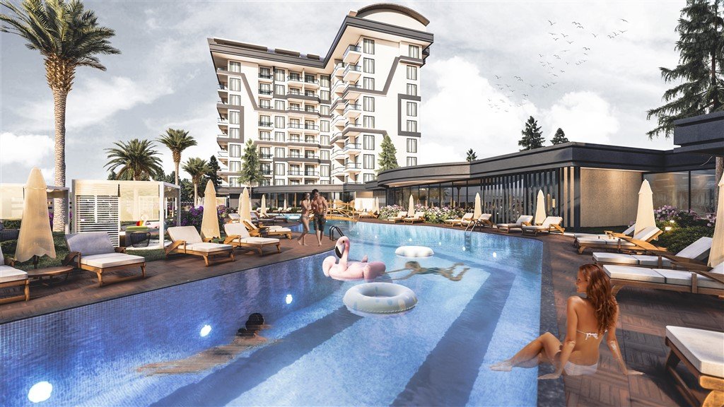 Квартира 1+1 в Аланья, Турция № 31203