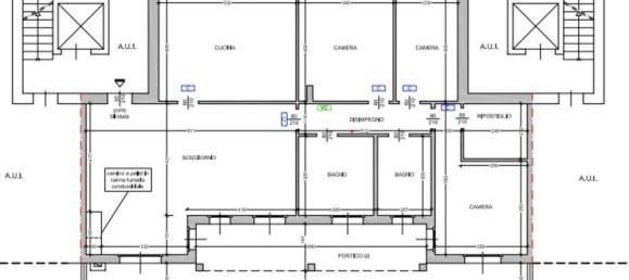 3-salle Appartement à Casirate d'Adda, Italy No. 6719 50