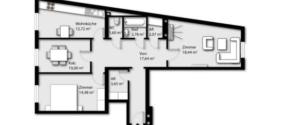 4 rooms Apartment in Vienna, Austria No. 34059 20