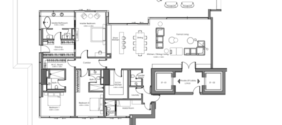 3 Schlafzimmer Wohnung in Business Bay, UAE, Nr. 121445 15