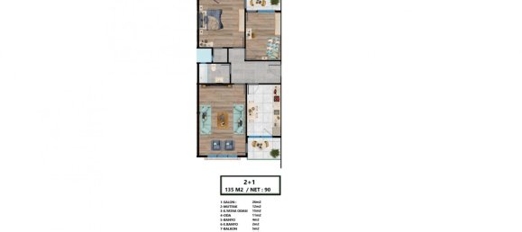 3 rooms Apartment in Beylikduezue, Turkey No. 26937 30