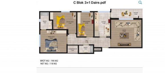 3 rooms Apartment in Beylikduezue, Turkey No. 26937 2