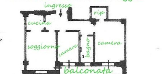 3 rooms Apartment in Rapallo, Italy No. 193986 15