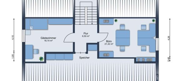 Дом с 6 спальнями в Аугсбург, Германия № 220075 22