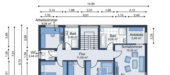 Дом с 6 спальнями в Аугсбург, Германия № 220075 21