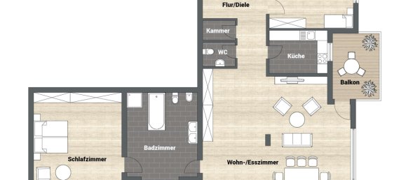 Ático de 2 dormitorios en Frankenthal, Germany No. 220959 12