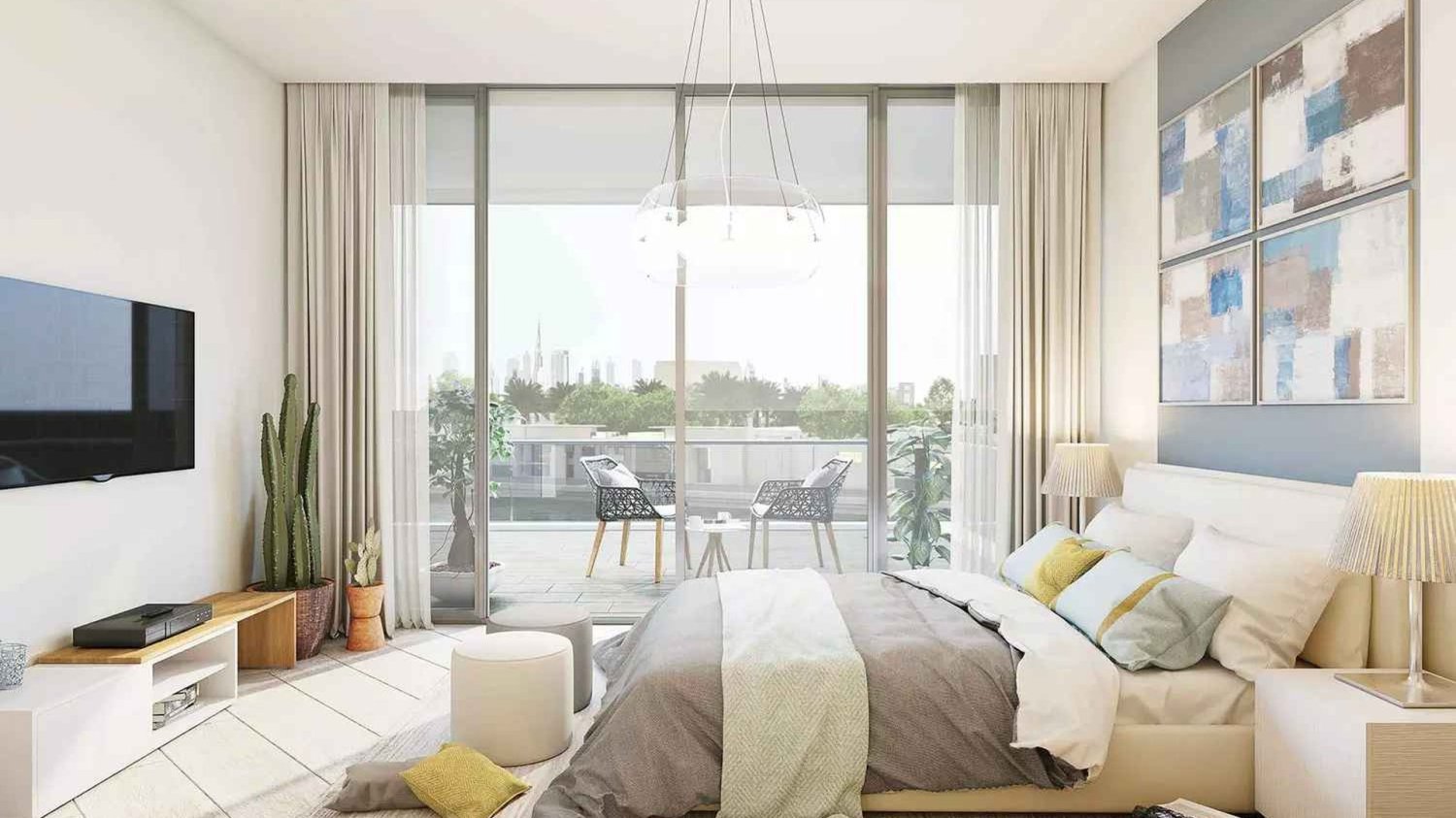 Квартира с 1 спальней в AZIZI RIVIERA BEACHFRONT, Meydan, ОАЭ № 59456