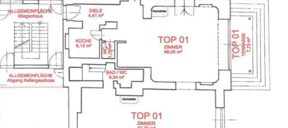 4 rooms Apartment in Gmunden, Austria No. 76809 12