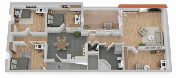 Apartamento de 3 dormitorios en Worms, Germany No. 358643 15