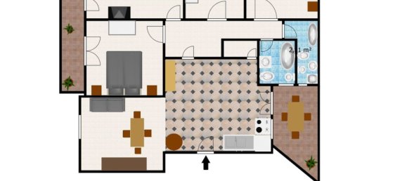 Apartamento T6 em Palermo, Italy N.º 374372 24