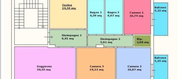Apartamento de 6 habitaciónes en Reggio Calabria, Italy No. 36573 22