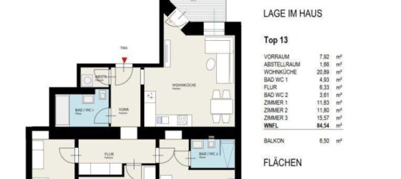 Квартира с 4 комнатами в Оттакринг, Австрия № 136502 8