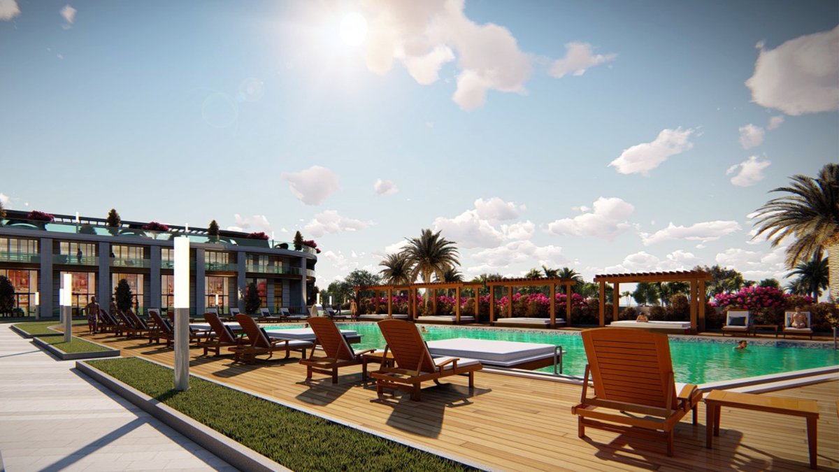 2 bedrooms Apartment in Lapta, Northern Cyprus No. 12091