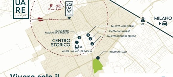 4غرفة شقة في Legnano, Italy رقم 7885 14