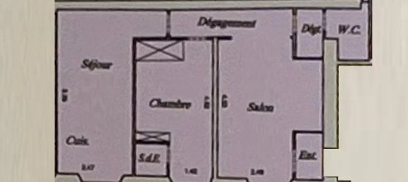 1 غرف نوم شقة في Paris, France رقم 164951 4