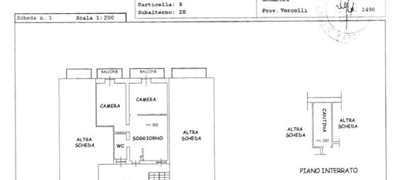 2-salle Appartement à Palestro, Italy No. 237091 13