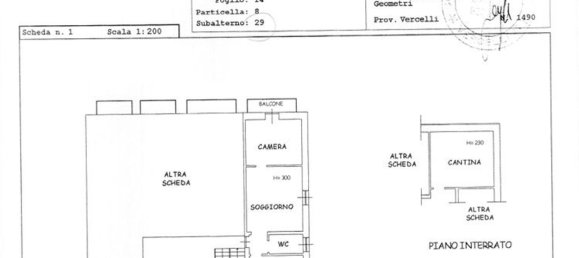 2-salle Appartement à Palestro, Italy No. 237091 14