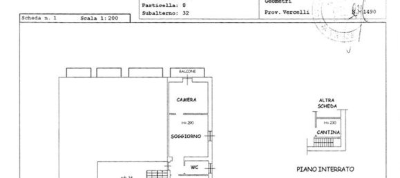 2-salle Appartement à Palestro, Italy No. 237091 17