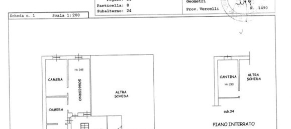 2-salle Appartement à Palestro, Italy No. 237091 10