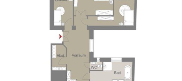 4غرفة شقة في Neubau, Austria رقم 56934 42