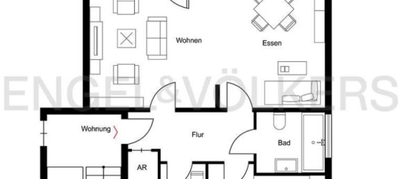 Квартира с 1 спальней в Эннепе-Рур, Германия № 209142 10