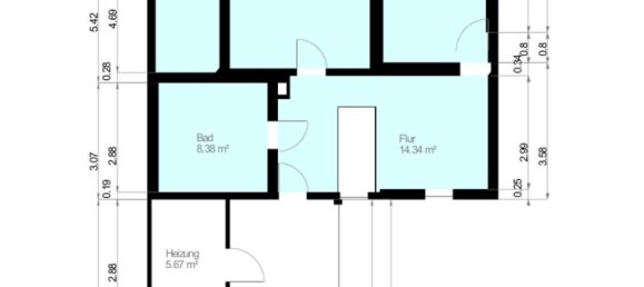 Casa de 3 divisões em Coburg, Germany N.º 164339 17