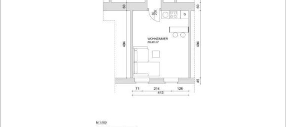 Apartamento de 2 divisões em Rudolfsheim-Funfhaus, Austria N.º 160413 12