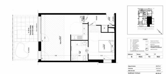 1 Schlafzimmer Wohnung in Olivet, France, Nr. 72576 6