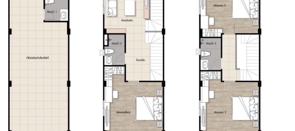 3 Schlafzimmer Stadthaus in Hua Hin, Thailand, Nr. 71378 25