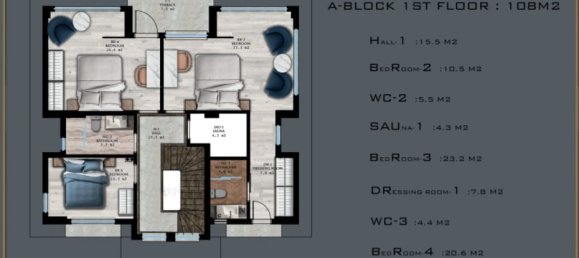 Villa 6+1 in Belek, Turkey No. 16318 5