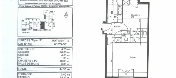 1 chambre Appartement à Montpellier, France No. 297535 2
