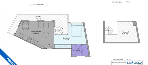 1 غرف نوم بانتهاوس في Madrid, Spain رقم 191214 26