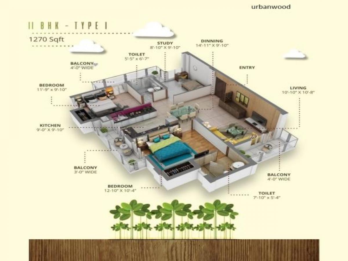 2 bedrooms House in Lucknow, India No. 2650