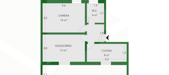 3-Zimmer Penthouse in Bologna, Italy, Nr. 34462 14