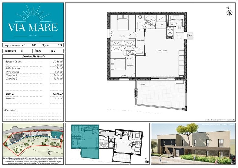 2 bedrooms Apartment in Ghisonaccia, France No. 46639