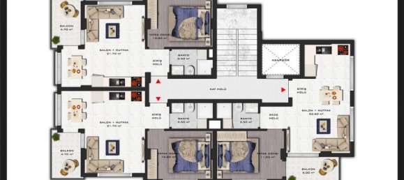 2-Zimmer Wohnung in Oba, Turkey, Nr. 29904 10