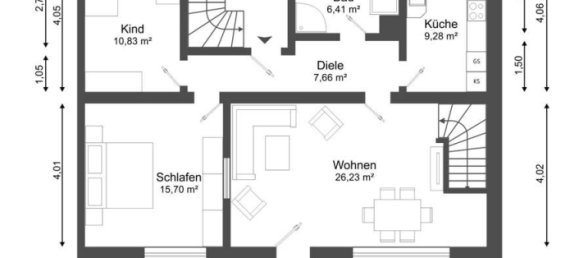 2 Schlafzimmer Wohnung in München, Germany, Nr. 195939 15