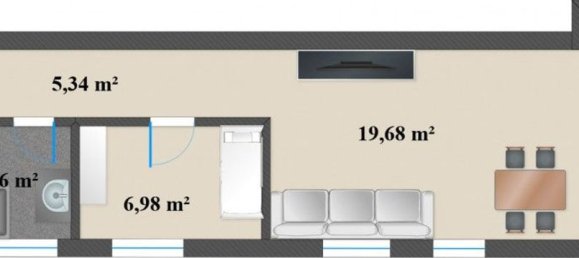Квартира с 2 комнатами в Кальчераника аль Лаго, Италия № 229116 43