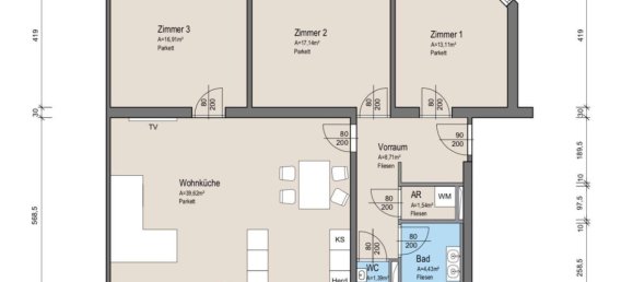 Apartamento de 4 divisões em Guntramsdorf, Austria N.º 218096 44