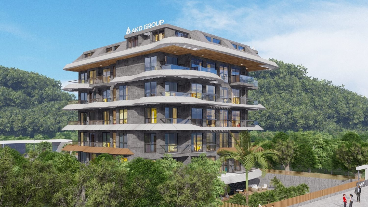 Wohnung 1+1 in Alanya, Turkey, Nr. 41689