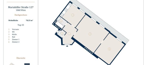 2 rooms Apartment in Mariahilf, Austria No. 126592 9