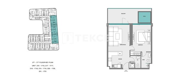 1 غرف نوم شقة في Dubai Land, UAE رقم 108208 21