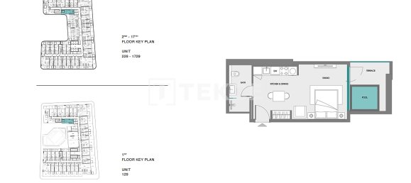 1 غرف نوم شقة في Dubai Land, UAE رقم 108208 17