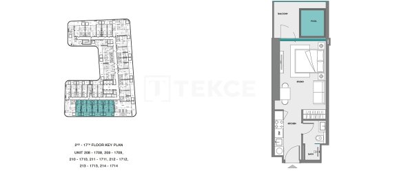1 غرف نوم شقة في Dubai Land, UAE رقم 108208 12