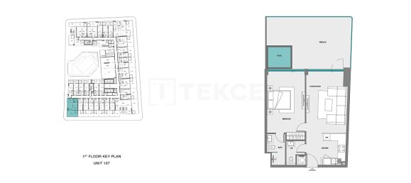 1 غرف نوم شقة في Dubai Land, UAE رقم 108208 20
