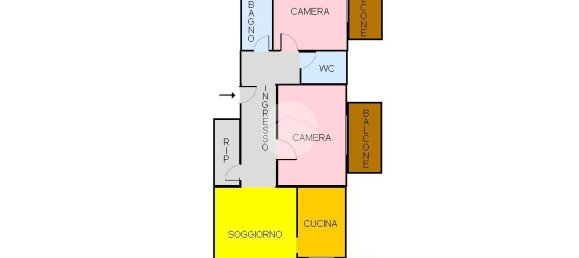 Apartamento de 4 habitaciónes en Brandizzo, Italy No. 156830 28