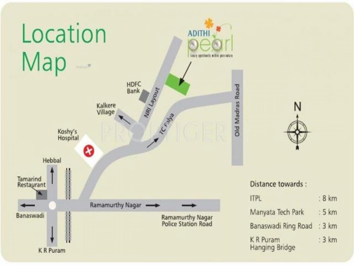 Casa T3 em Bangalore, India N.º 4756